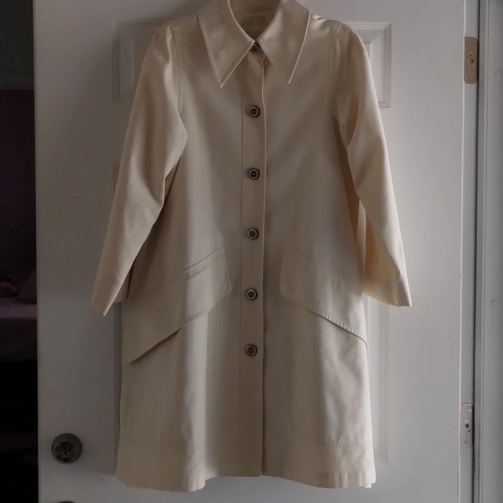 Vintage London Fog Maincoats Caribe Cloth Raincoat Excellent Condition Size 10 - Picture 14 of 16